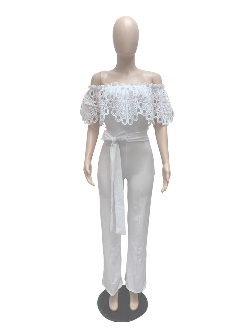 Women's Clothing sexy ruffled off-shoulder jumpsuit_voghion.com