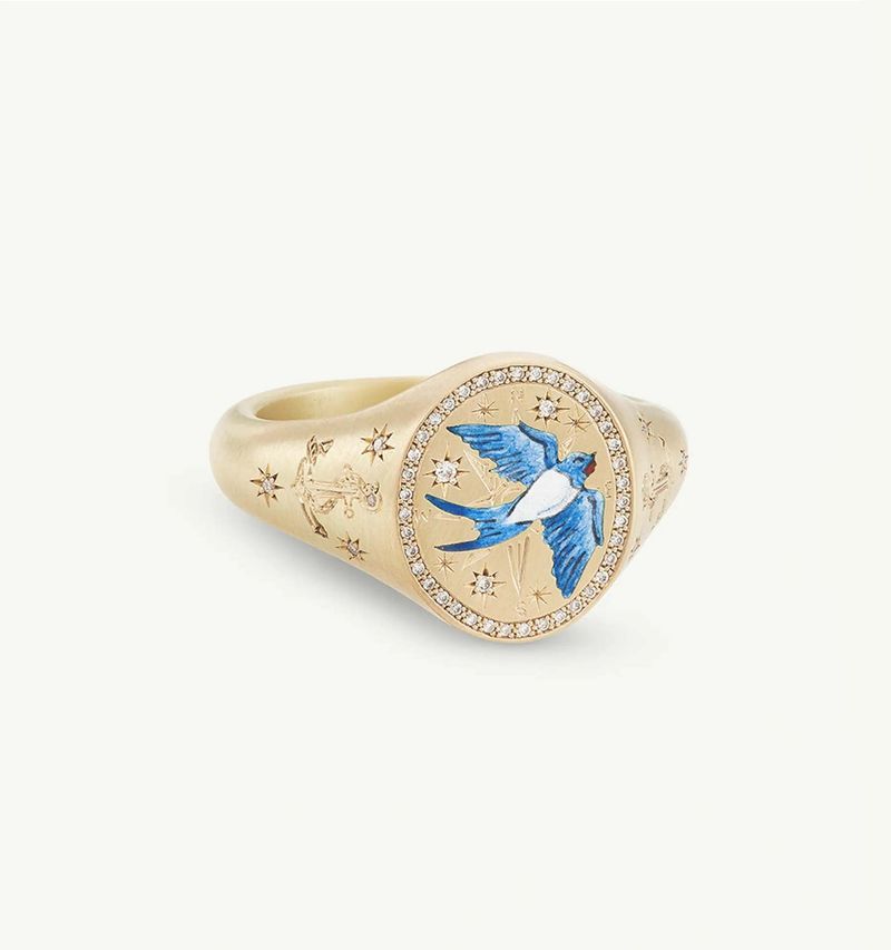 Set di anelli regolabili in acciaio inossidabile per uomo e donna con cuore, sirena, leone e motivo floreale - Regalo di San Valentino, accessori galvanizzati resistenti_voghion.com