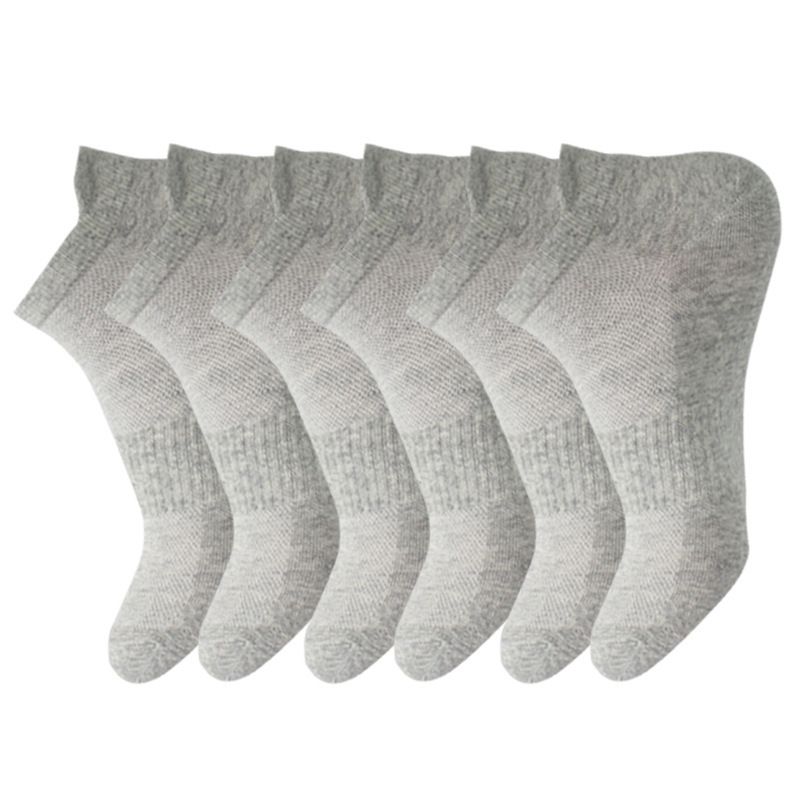 Calcetines cortos deportivos de algodón para hombre, de malla fina, talla 42-48, talla 2025d_voghion.com