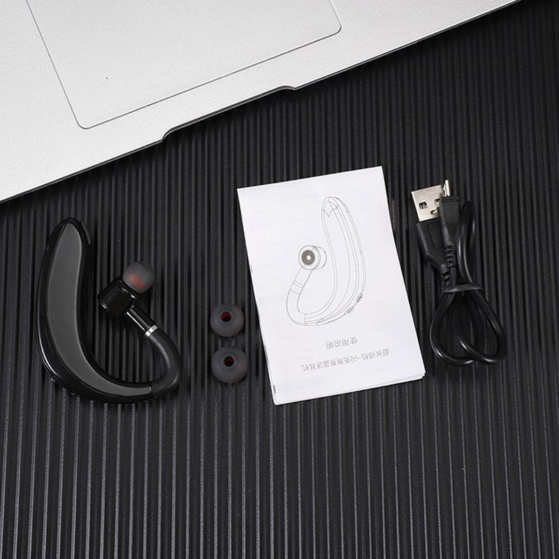 S109 Auricolare Bluetooth aziendale 5.0 Segnalato Stile orecchio telefonico Standby lungo Sport Auricolari wireless transfrontalieri_voghion.com