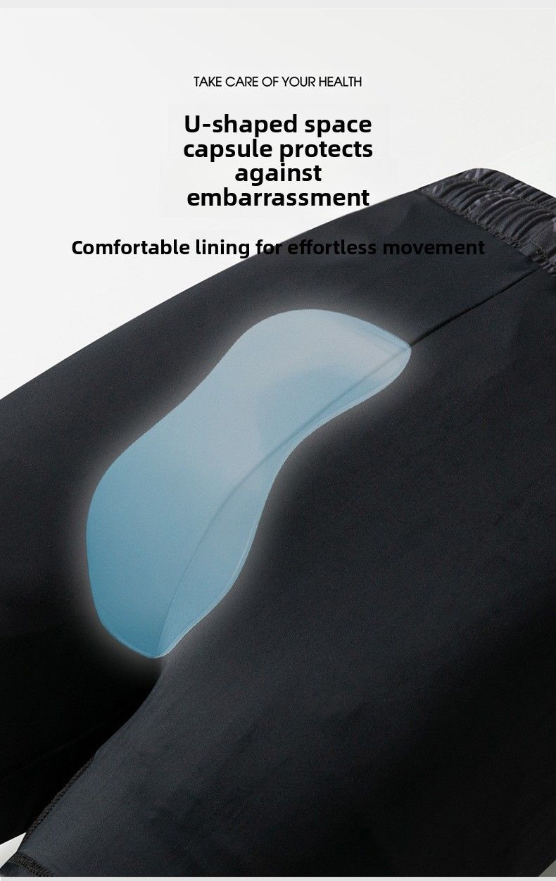 Badehose Herren Boxer Fünf-Punkt-Badeanzug-Set Anti-Peinlichkeit Neue professionelle Strand-Schwimmausrüstung für Erwachsene_voghion.com