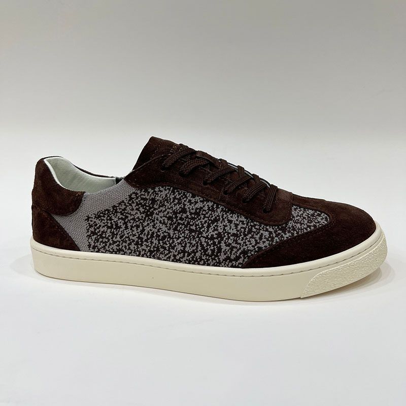 Scarpe da viaggio casual da uomo in pelle BC, con lacci, bianche, piatte, da guida_voghion.com