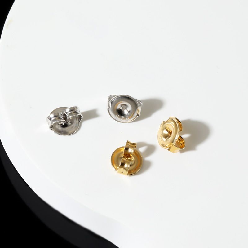 Tappi per le orecchie in argento sterling accessori tappo posteriore tappo per le orecchie Joker fatto a mano fai da te accessori per le orecchie materiale accessori donne senso di fascia alta_voghion.com