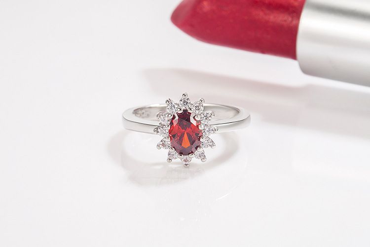 Volldiamant Zirkon Smaragd für Frauen ein High-End-Gefühl mit blauen Kristall Ring Sammlung eingelegt_voghion.com