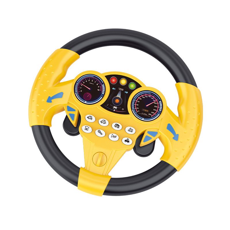 Cross-border Multifunctional 360° Rotatable Simulation Steering Wheel for Kids_voghion.com