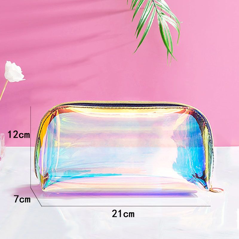 Borsa portatile multifunzionale per il trucco laser iridescente_voghion.com
