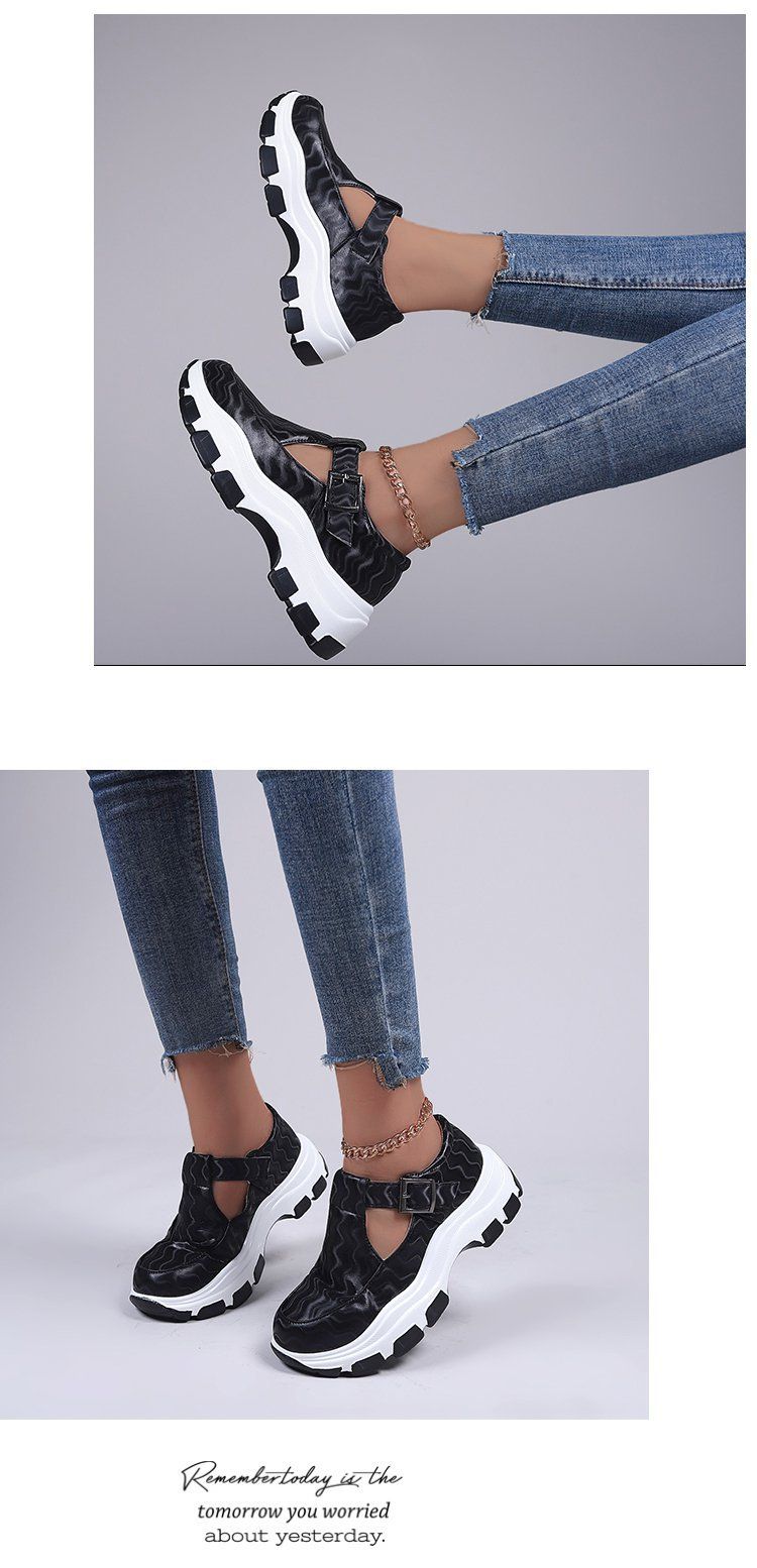Large size casual single shoes female spring and autumn new explosive sports single shoes_voghion.com