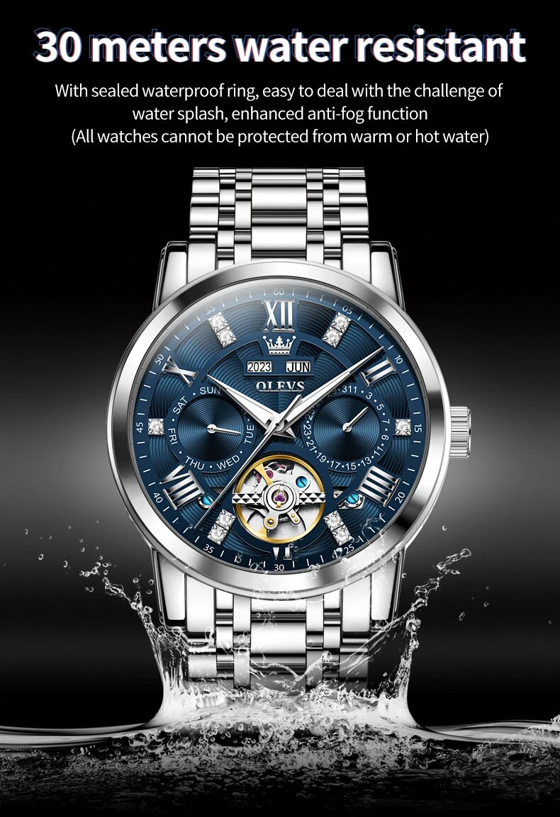 Herenhorloges uitgehold automatisch mechanisch origineel polshorloge voor heren Waterdicht lichtgevende eeuwigdurende kalender Mode_voghion.com