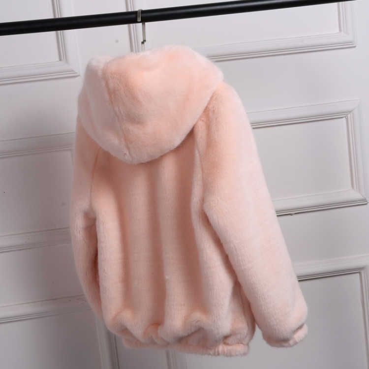 Cappotto in pelliccia di visone e pelliccia di volpe, caldo e alla moda, da donna_voghion.com
