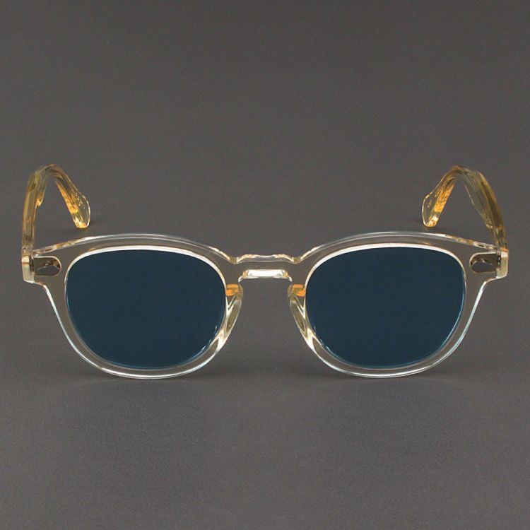 Divat Johnny Depp napszemüveg férfi Lemtosh polarizált napszemüveg női márka Vintage sárga acetát keret éjjellátó szemüveg_voghion.com