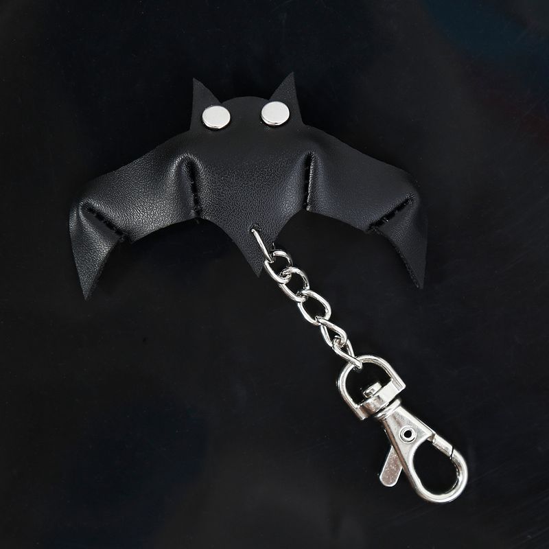 BDSM Props Portachiavi Rosa Ciondolo Pipistrello Coniglio Decorazione in Pelle Giocattoli Alternativi Giocattoli Sessuali per Adulti_voghion.com