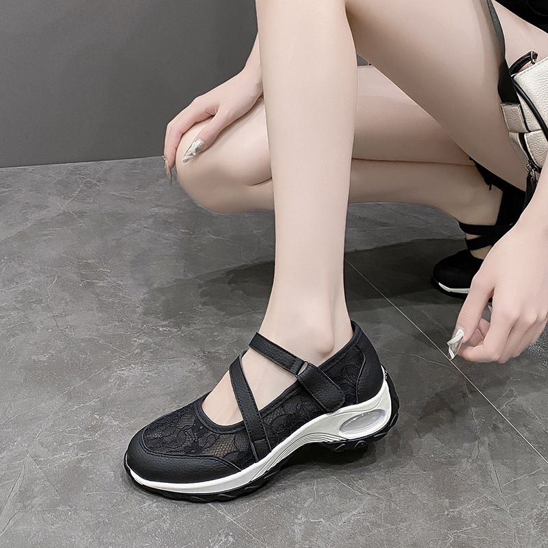 Damen Fisherman 2025 Sommer Atmungsaktive Slip-On Lazy Loafers Einteiliges Mesh Große Größe Dünne Einzelschuhe_voghion.com