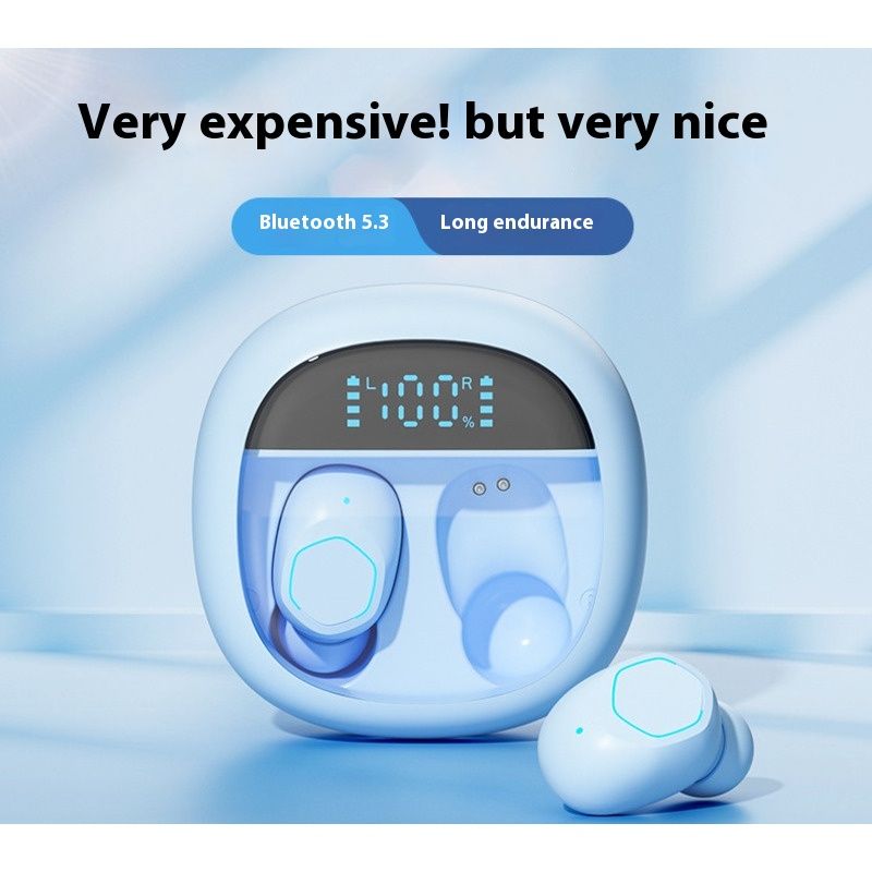 Ambalaj cadou pentru căști Bluetooth mici, căști sport cu afișaj digital de înaltă calitate, estetice, pentru alergare_voghion.com