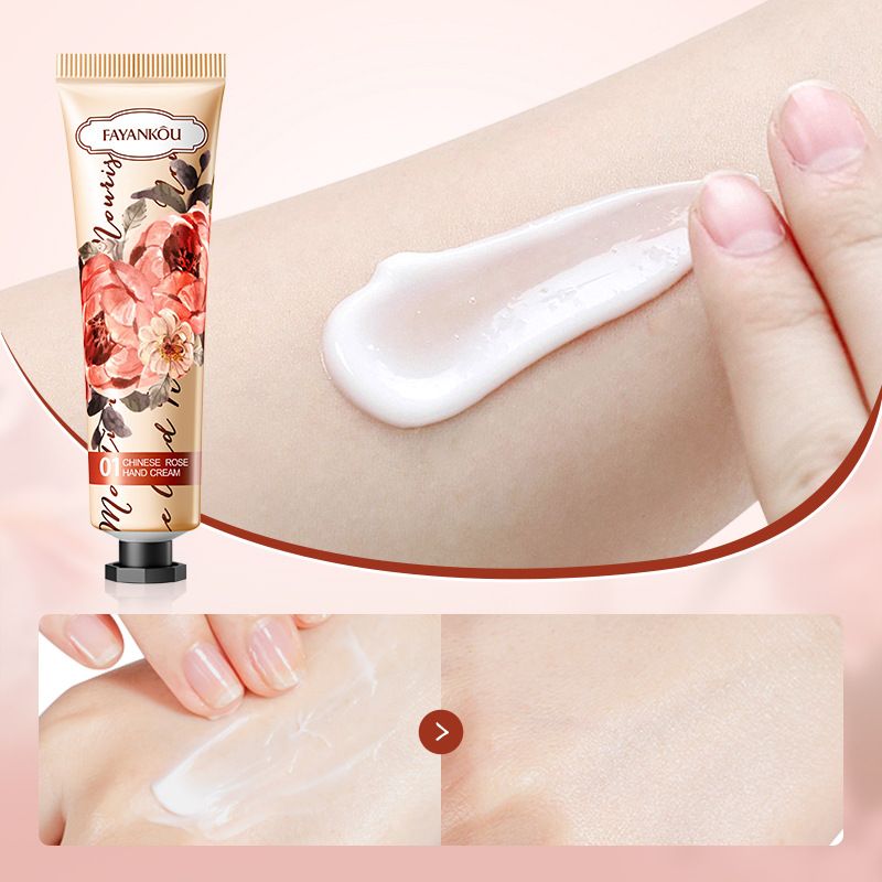 FAYANKOU Rose Feuchtigkeitsspendende Handcreme gegen trockene und rissige Haut im Herbst und Winter_voghion.com