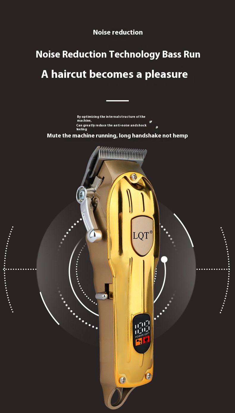 Hair Pusher Salon Specifik Elektrisk Oil Carving Clipper Hårklippare exklusivt för frisörer Bald Head Hårklippare_voghion.com