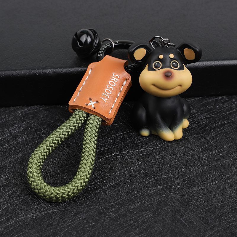 Ciondolo a forma di cane ape dei cartoni animati, celebrità di Internet, carino, per uomini e donne, squisito, decorazione per zaino, portachiavi per auto, piccolo_voghion.com