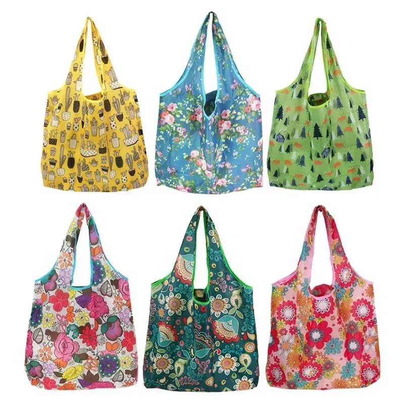 Borsa della spesa riutilizzabile, pieghevole, grande, da donna, in tessuto resistente, lavabile, ecologica 250321l_voghion.com