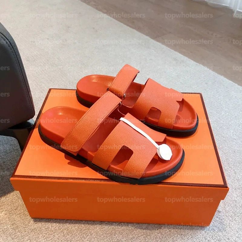 Paar-Stil für den Sommer, H-förmige echte Leder zwei Herren-Sh, modische und vielseitige flache Boden Strand_voghion.com
