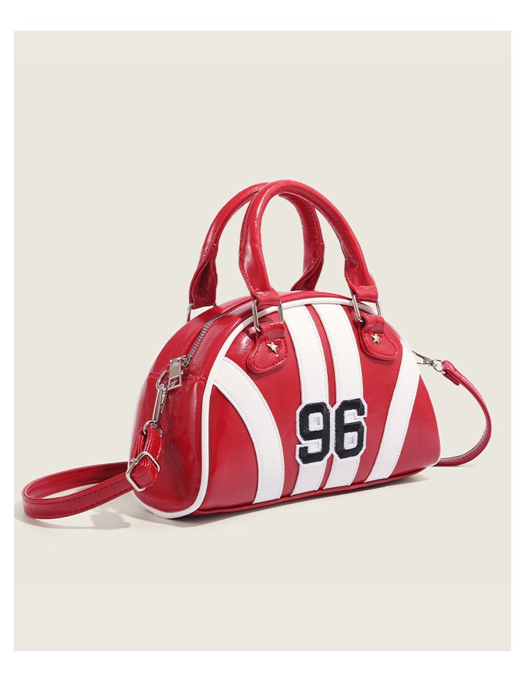 Japonia Korea Ins Boston Damska Torba Tote Bag 2025 Niche Torba na Ramię Crossbody Torba Wyścigowa Bowling_voghion.com