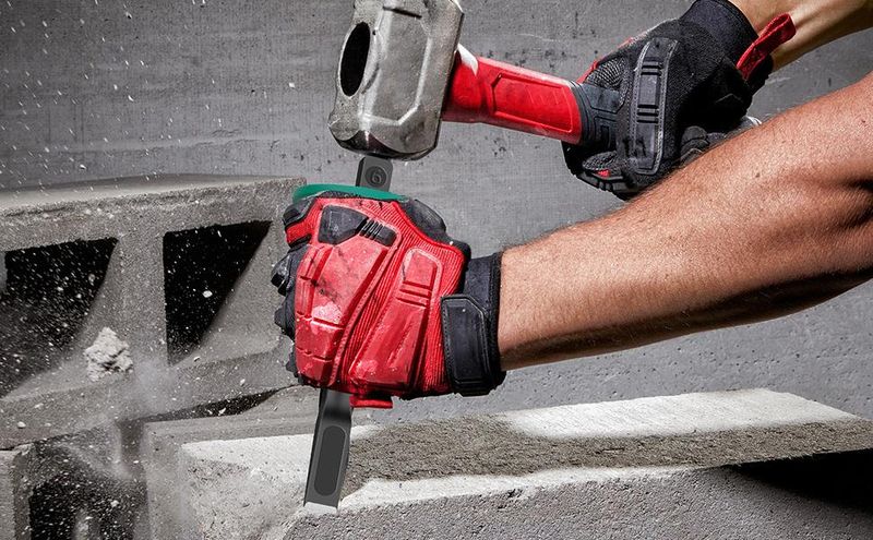 Daltă plată cu lopată, scule pentru beton, daltă plată din oțel crom-vanadiu, 6/8/10/12 inch, piatră, beton, sculptură în piatră K_voghion.com