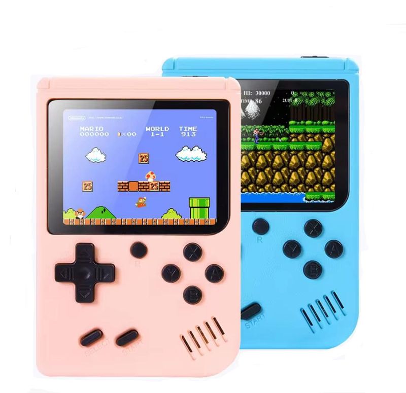 Mini 3.0-inch LCD Game Console 500 With Built-in Nostalgic Handheld Games For Players And Children As Gifts_voghion.com