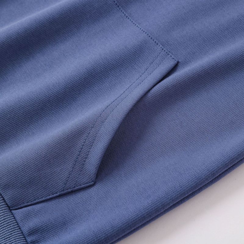 Mother & Kids Autumn New Children's Clothing Medium And Large Children's Letter Print Blue Sweatshirt Small Order Wholesale_voghion.com