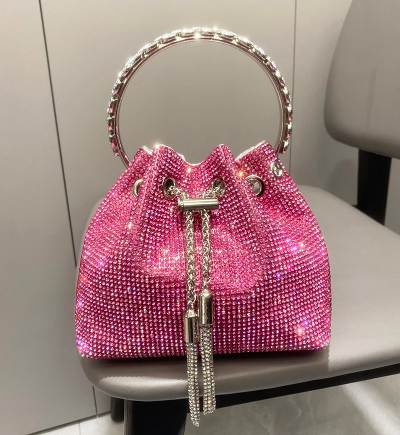 Portemonnees en handtassen voor vrouwen Luxe designer bucket clutch avondtas bankettas kristal strass schoudertassen_voghion.com