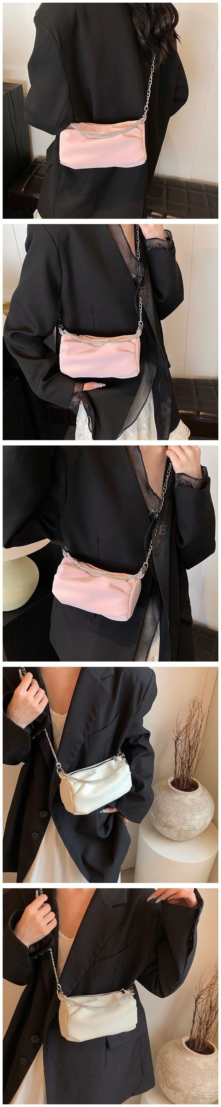 g Pleated Tote Bag Cushion-Shaped Bag_voghion.com