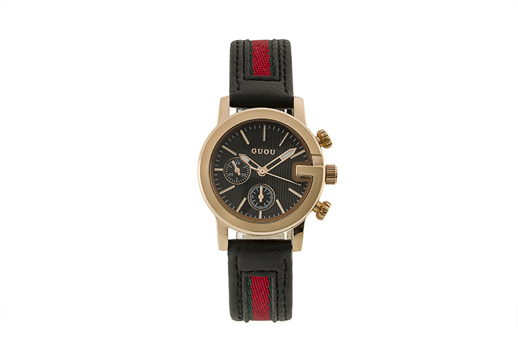 GUOU Nuovo stile personalizzato Orologio da cintura da donna alla moda Quadrante piccolo con calendario_voghion.com