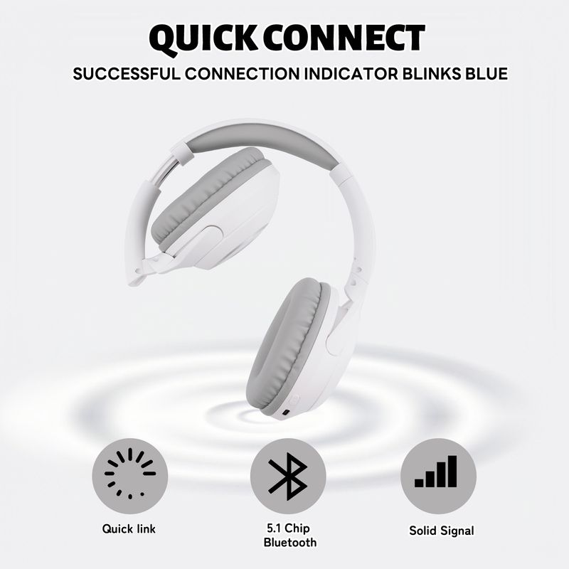 FV89 Bluetooth Headset Long Battery Life E-sports Game Headset Computer Headset Wireless Headset_voghion.com
