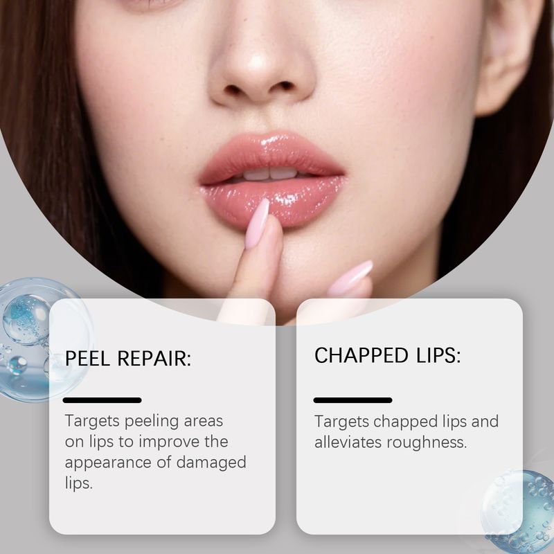 EELHOE Moisturizing And Moisturizing Lip Balm, Daily Gentle Care Lip Skin Glossy Hydrating Plump Lip Balm_voghion.com