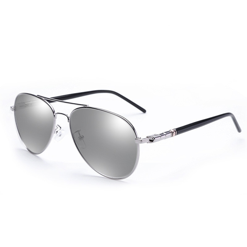 Neuheiten Klassische Polarisierte Sonnenbrille Für Männer Zum Autofahren Retro Metall Angeln Marke Designer Schwarz Pilot Sonnenbrille Männlich UV400 Schutzbrille_voghion.com