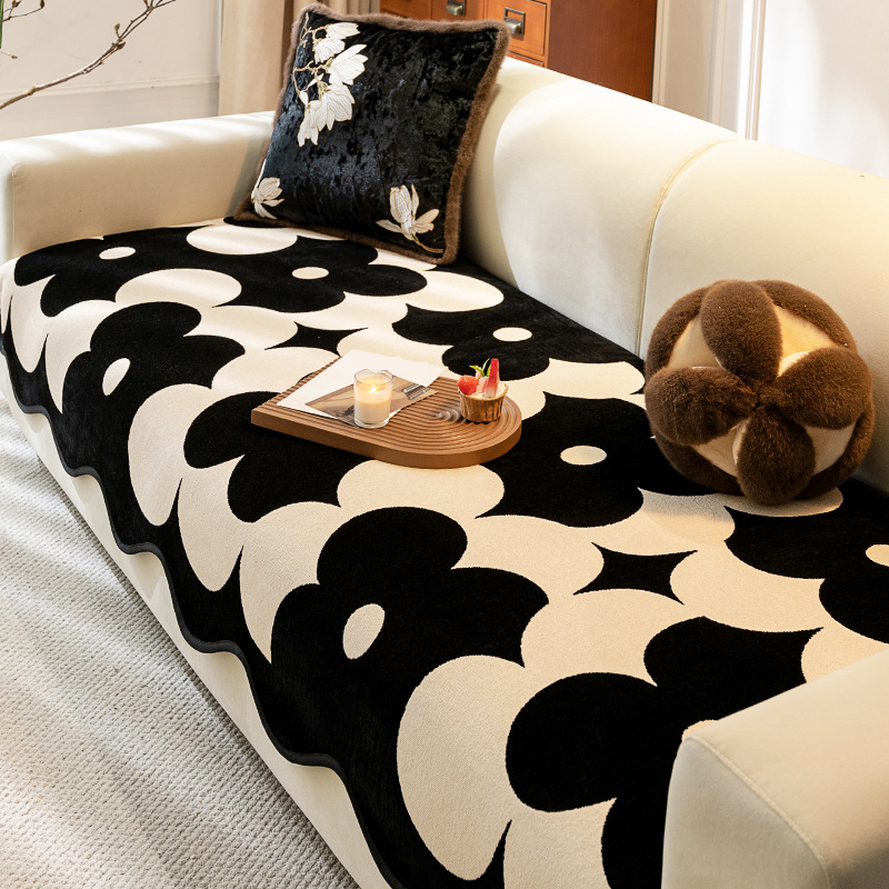 Thickened Winter Sofa Cushion - One-Piece Universal Seat Pad For Irregular Shaped Couches (4-Season Use Non-Slip Easy To Clean Cozy Comfort)_voghion.com