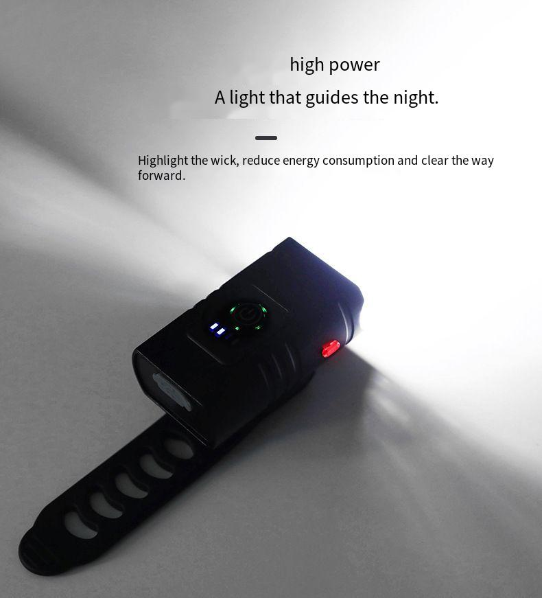 Feux de vélo, phares, éblouissement, feux de conduite de nuit, lampes de poche étanches rechargeables, feux de vélo de montagne, équipement d'équitation._voghion.com