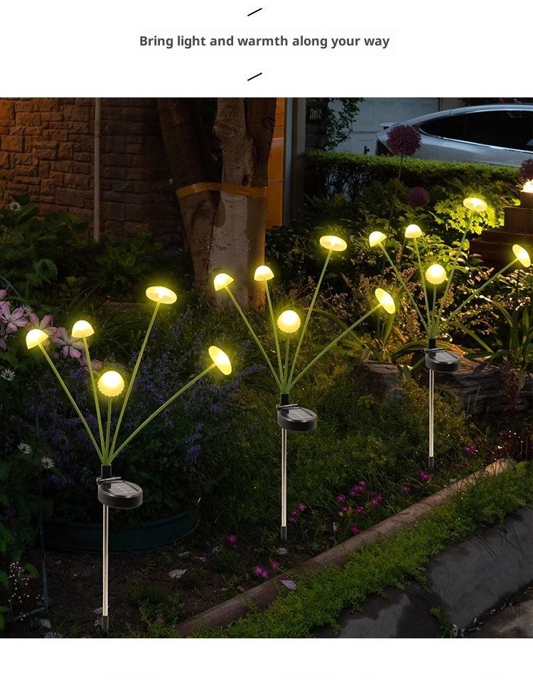 Luci da giardino a LED a forma di medusa alimentate a energia solare: illuminazione decorativa impermeabile per esterni con accensione automatica dal tramonto all'alba e sensore di movimento_voghion.com