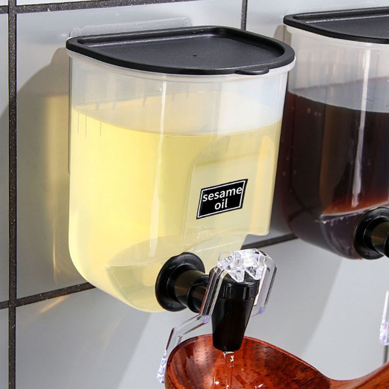 550 ml Mundwasserspender für Badezimmer, durchsichtiger, an der Wand montierter Behälter für flüssige Zahnpasta und Atemerfrischer, Mundwasserbehälter_voghion.com