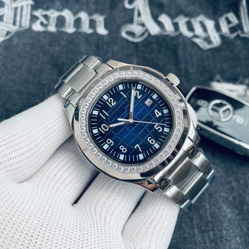 Neue modische Business-Uhr der Marke Baida mit quadratischem Diamantring aus Präzisionsstahl, vollautomatische mechanische Uhr_voghion.com