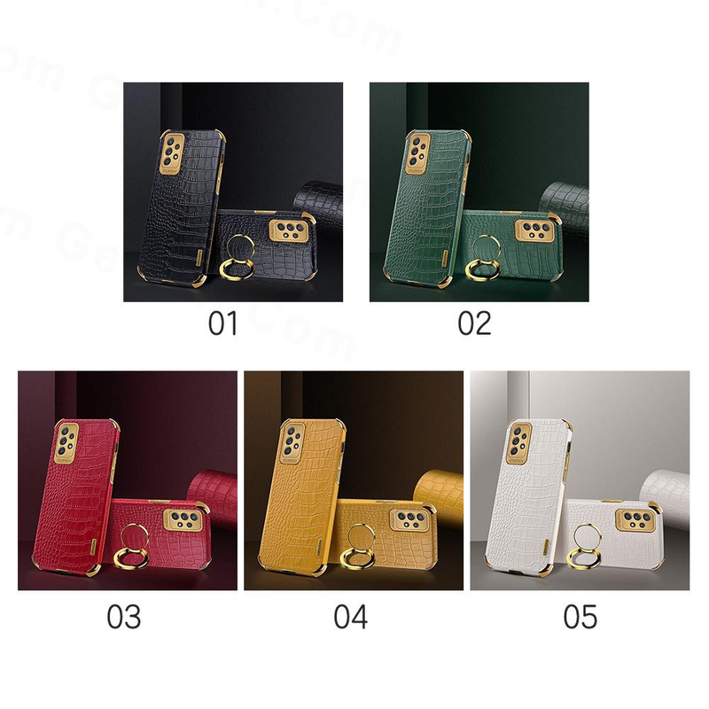 Krokodila ādas futrālis Samsung Galaxy A53 A73 A13 A52S A52 A72 A32 A14 A54 5G A 53 vāciņu futrāļi aizsardzība triecienizturīgs apvalks_voghion.com