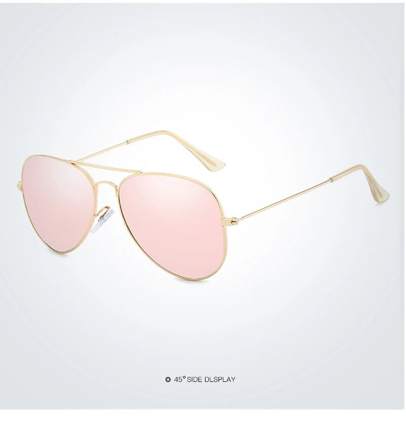 New Arrivals Classic Pilot Men Polarized Vintage Metal Ray Sunglasses Women Mirror Ride Male Colors uv400_voghion.com