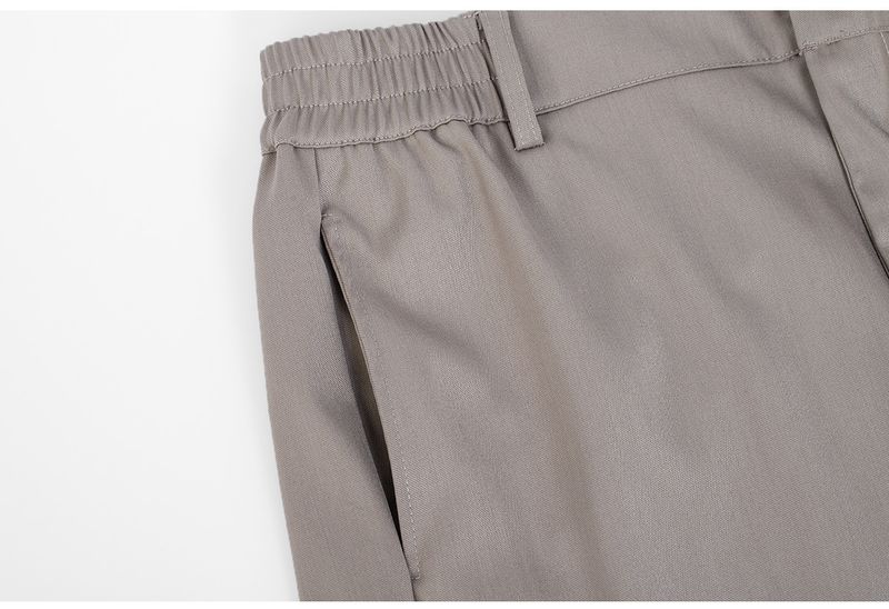 Deconstructed Tailored Trousers – Clean-Fit Micro Flare Pants With Seamless Stretch & Wrinkle Resistance_voghion.com