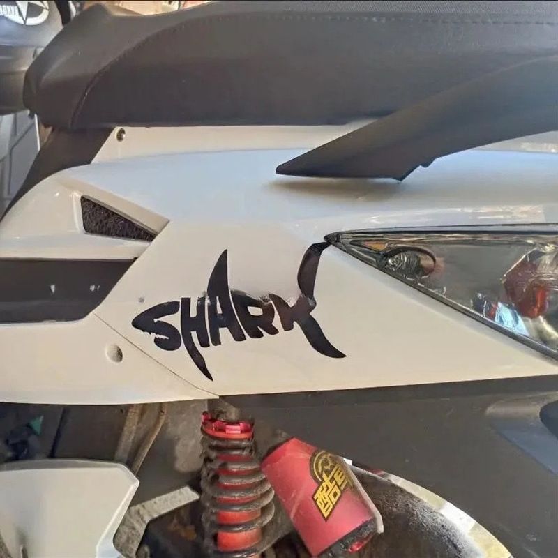 reflekterande haj bil klistermärken SHARK personliga haj klistermärken bil motorcykel haj_voghion.com