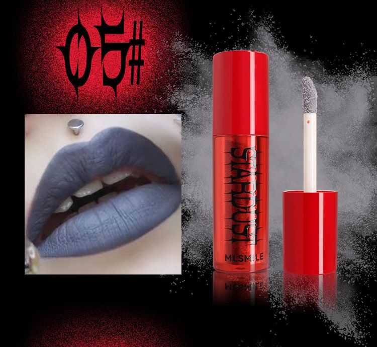 MLSMILE New Pearlescent Fine Flash Lipstick Powder Powder Packed Water Matte Matte Easy To Color Powder Lip Glaze_voghion.com