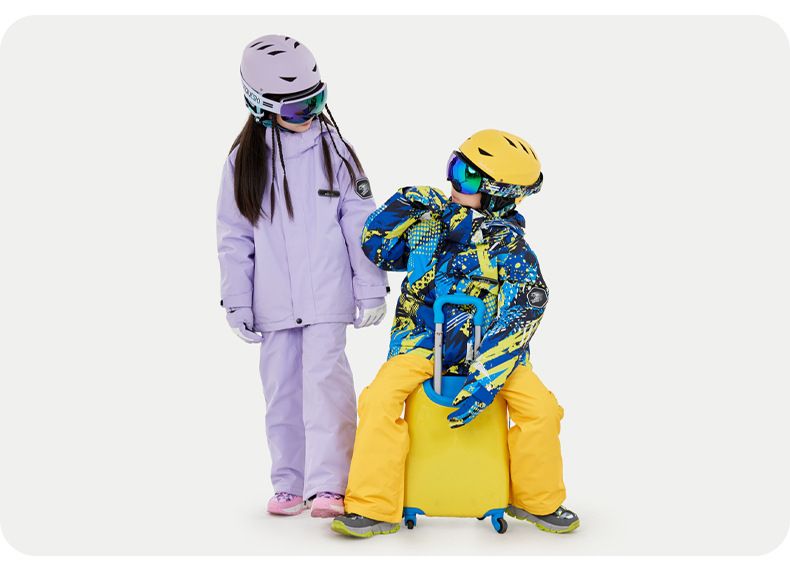 Oddivski Pantaloni da sci professionali per bambini, spessi e resistenti alla neve, per ragazzi e ragazze_voghion.com