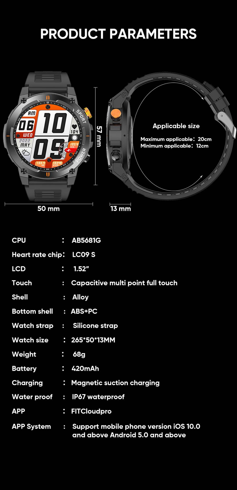 Privatmodell J300 Cross Border Huaqiangbei Pulsmätning Blodsocker EKG Bluetooth Sportarmband Herr Smartklocka_voghion.com