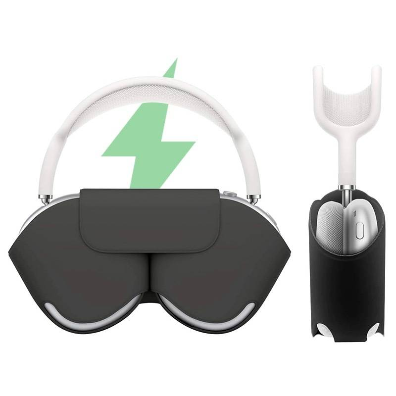 Smart fodral för Airpods Max 1/2, reptåligt och dammfritt, bärbart resefodral för Airpods Max, hörlursfodral_voghion.com