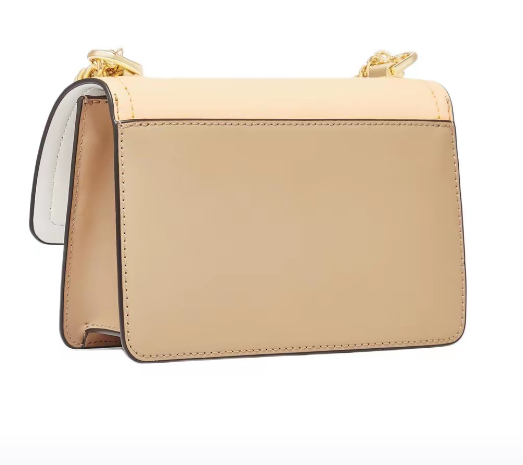Michael Michael Kors Beige Braun Lieder Schëllertasch Fir Damen Casual Alldag Crossbody Handtasche Büro Aarbecht Pendeltasche HEATHER 32S2G7HC0T798_voghion.com