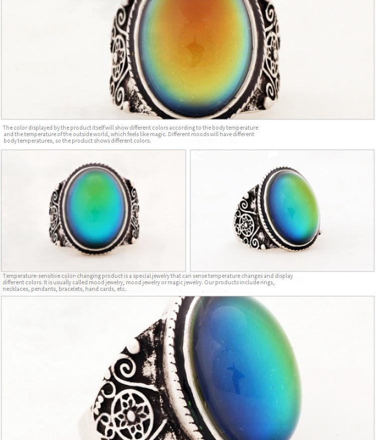 Rings Heart Emotion Temperature Color Changing Retro Ring Jewelry Ring_voghion.com