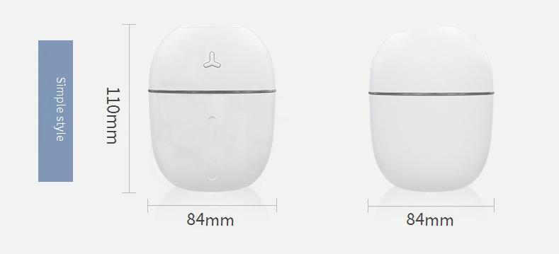 USB Humidifier For Home & Office - Ultra Quiet, 500ml Large Capacity, Aromatherapy Diffuser With Night Light, Auto Shut-Off, Perfect Gift_voghion.com