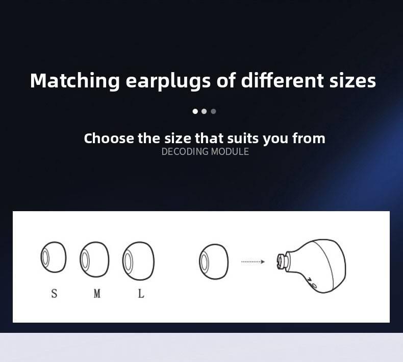 One True Wirelsess Earphone With Light Weight Comfortable Patch, Three-dimensional Sound Touch Operation For Sport_voghion.com