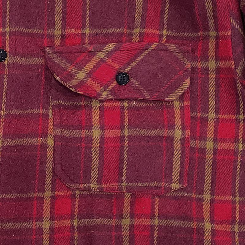 Herrenbekleidung Retro Herbst und Winter Kariertes Hemd Mit Kapuze Flanell Jacquard Freizeithemd_voghion.com